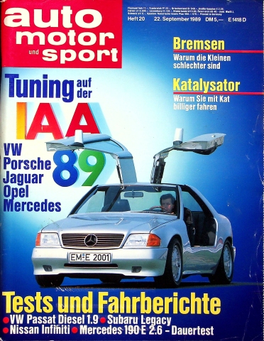 Deckblatt Auto Motor und Sport (20/1989)